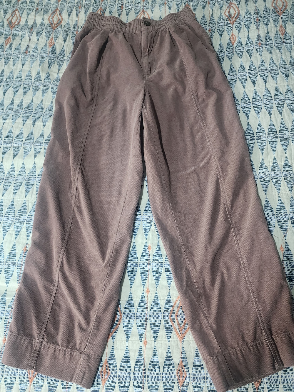 Madewell Corduroy Pants In Dusty Rose